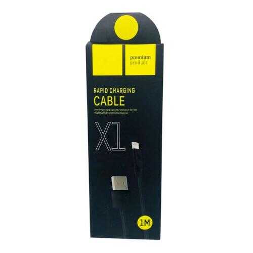 Кабель NoName X1 USB - Lighting 1м Black