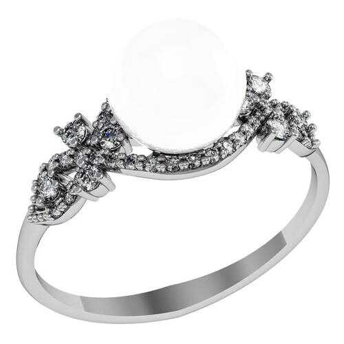 Кольцо женское ПРИВОЛЖСКИЙ ЮВЕЛИР 261739-FA11ZM07 р.18.5