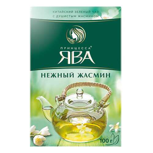 Чай зеленый листовой Принцесса Ява Нежный Жасмин 100 г