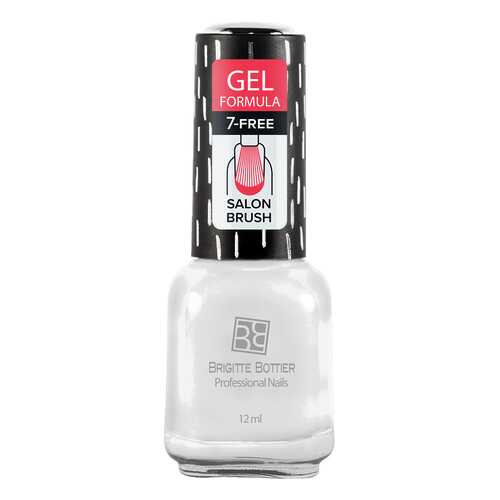 Лак с гелевым эффектом Brigitte Bottier Gel Formula тон 13 белый, 12 мл