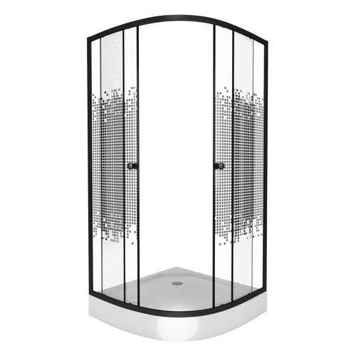 Душевой уголок Niagara NG-007-14BLACK 90х90 см