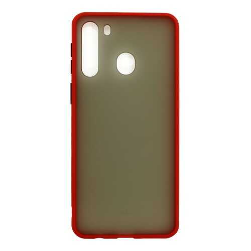Чехол Zibelino Plastic Matte для Samsung Galaxy A21 (A215) Red