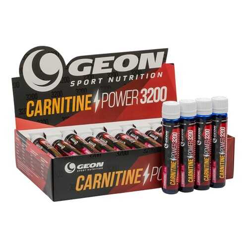 GEON Carnitine Power 3200, 20 амп, вкус: клубничный мохито