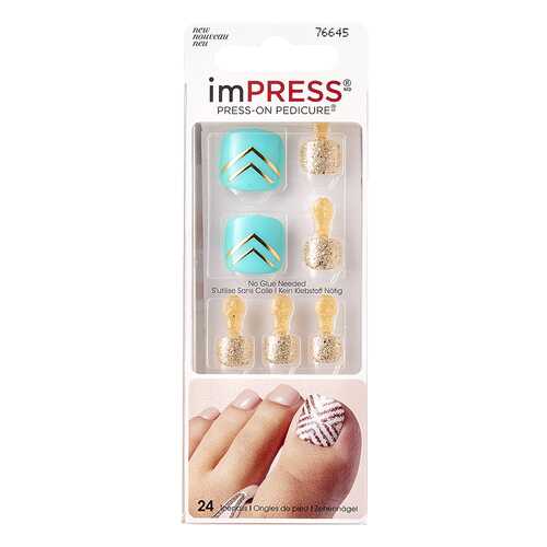 Накладные ногти Kiss Impress Toe Nails
