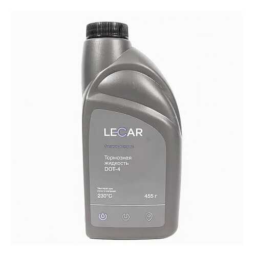 Жидкость тормозная LECAR DOT4 455 г LECAR000011410