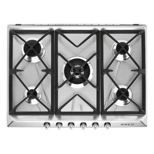 Встраиваемая варочная панель газовая Smeg SR975XGH Silver