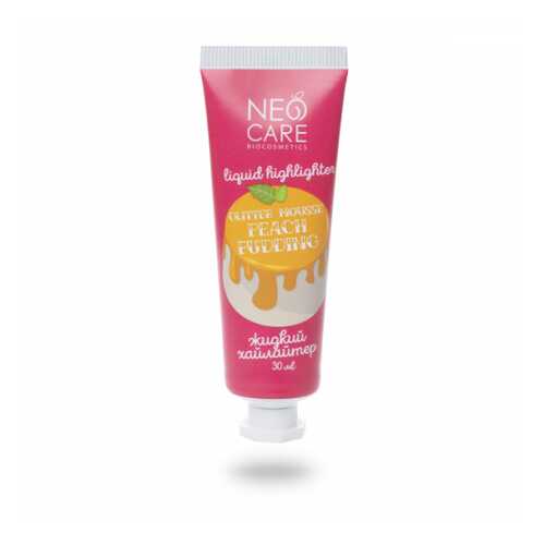Хайлайтер Glitter mousse peach pudding, жидкий Neo Care 30 мл