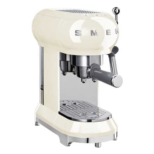 Рожковая кофеварка Smeg ECF01CREU Beige