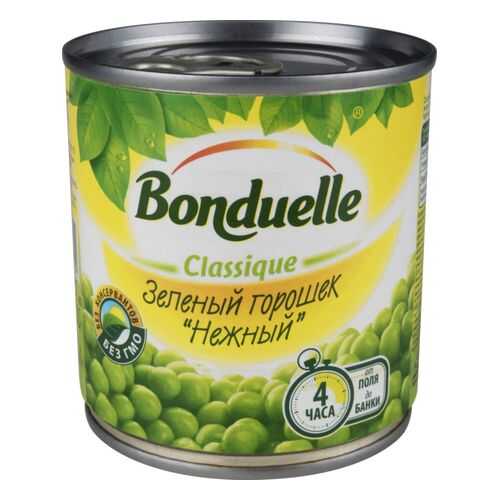 Горошек зеленый Bonduelle classique нежный 200 г