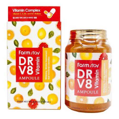 Сыворотка с витаминным комплексом FarmStay DR-V8 VITAMIN AMPOULE 250 мл