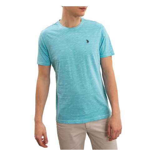 Футболка мужская U.S. POLO Assn. G081SZ0110TOYOIY9 голубая XL
