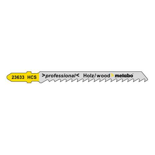 Пилка по дереву для лобзика metabo 623633000