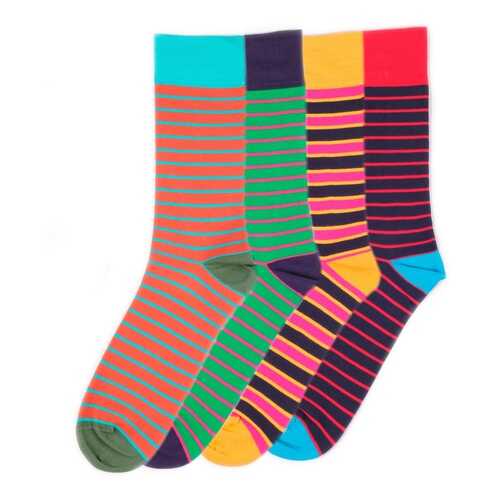 Набор носков Burning heels Horizontal Stripes разноцветный 42-45
