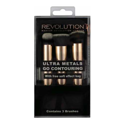 Набор кистей для макияжа Makeup Revolution Ultra Metals Go Contouring