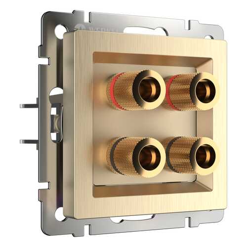 Аудио розетка Werkel акустическая WL10-AUDIOx4 a035635 шампань