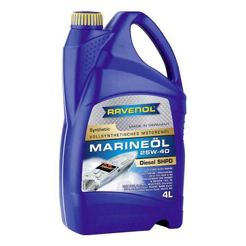 Моторное масло Ravenol Marineoil SHPD 25W-40 4л