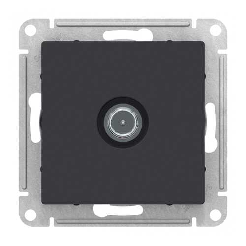 Розетка SE AtlasDesign Карбон TV оконечная 1DB, механизм