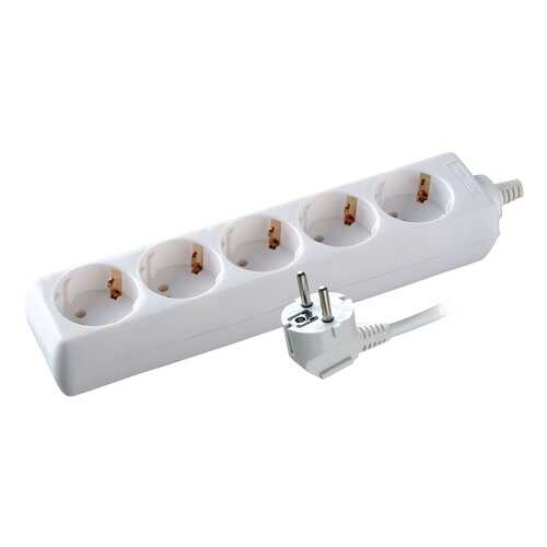 Удлинитель Volsten S 5x5-Z, 5 розеток, 5 м, White
