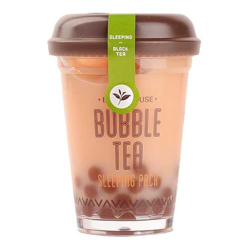 Маска для лица Etude House Bubble Tea Sleeping Pack Black Tea 100 мл