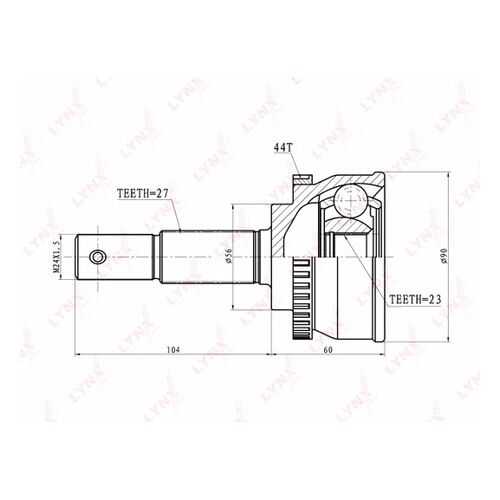 Шрус LYNXauto CO-5763A