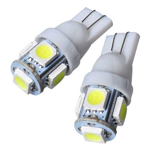 Лампа А 12, 5 диодов б/ц светодиодная T10W2,1x9,5D 12T10-W\4LED