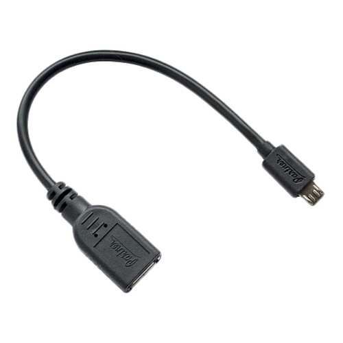 Кабель Partner microUSB 0,15м Black