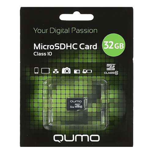 Карта памяти Qumo Micro SDHC 21616 32GB