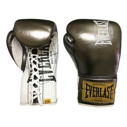 Перчатки боевые Everlast 1910 Classic золотистые 10 унций