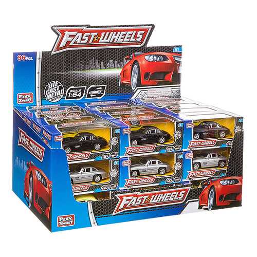 Металлическая инерционная машинка Play Smart Fast Wheels 6589W в ассортименте