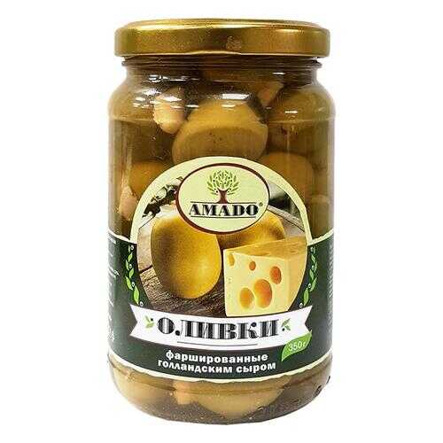 Оливки Amado с голландским сыром 350 г