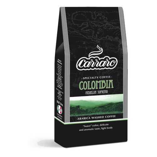 Кофе молотый Carraro Colombia вакуум 250 г