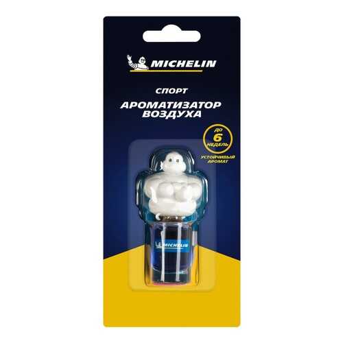 Ароматизатор воздуха MICHELIN Бибендум, подвесной, жидкостный, 5 мл. спорт, 87879