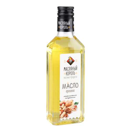 Масло ореховое Масляный Король нерафинированное сыродавленное 250 мл