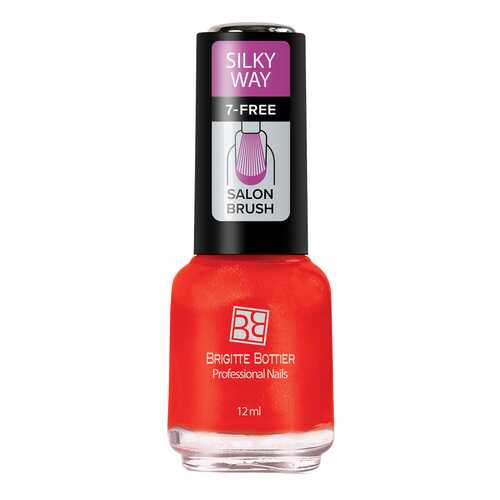Лак Brigitte Bottier Silky Way тон 567 страстный красный, 12 мл