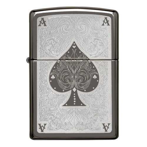 Зажигалка Zippo Ace Filigree Black Ice
