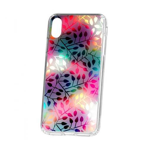 Чехол Kruche Apple iPhone XS Max Print Цветные листья