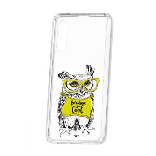 Чехол Kruche Samsung Galaxy A90 5G Print Сова в очках