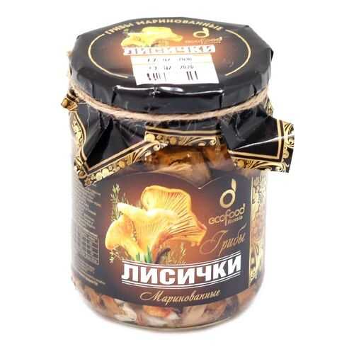 Грибы лисички Ecofood маринованные 520 г