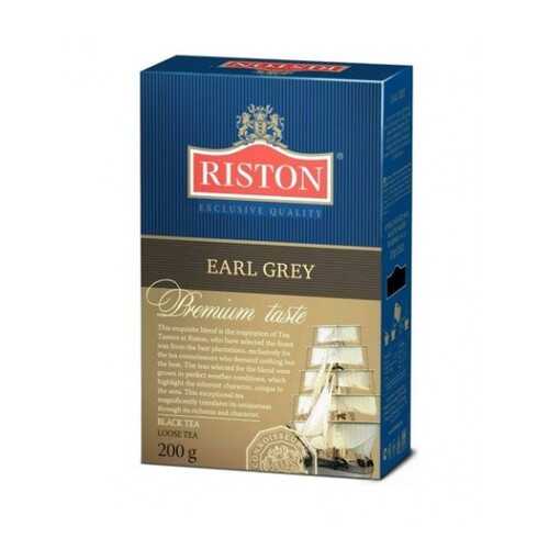 Чай черный листовой Riston эрл грей 200 г