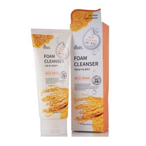 Пена для умывания с рисовыми отрубями Ekel Foam Cleanser Rice Bran 180 мл