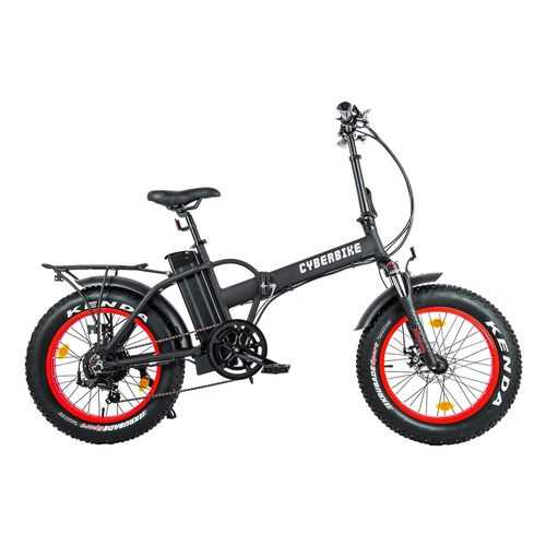 Электровелосипед Cyberbike Fat 500 W 2020 One Size black/red