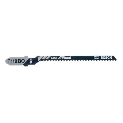 Набор пилок для лобзика Bosch T 119 ВО, HCS 2608637788
