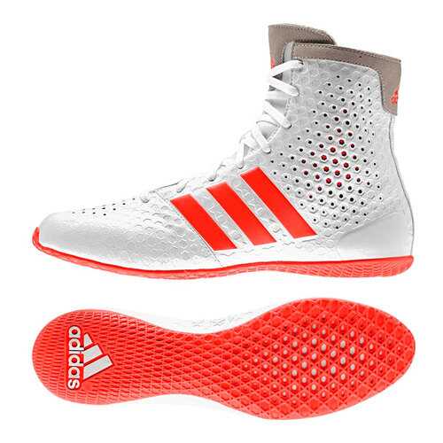 Боксерки Adidas KO Legend 16.1, белые/красные, 42.5