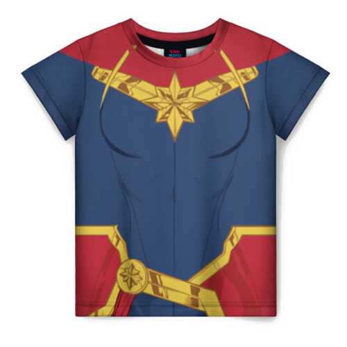 Детская футболка ВсеМайки 3D Capitan Marve costume, р. 152
