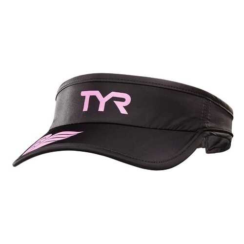 Кепка-козырек TYR Running Visor, цвет 121 (Black/Pink)