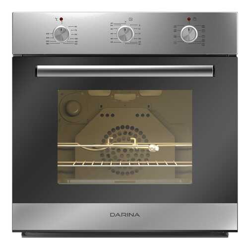 Встраиваемый электрический духовой шкаф Darina 1U5 BDE 112 707 X3 Silver/Black