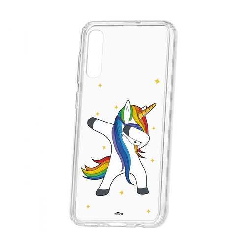 Чехол Kruche Samsung Galaxy A50 2019 Print Единорожка