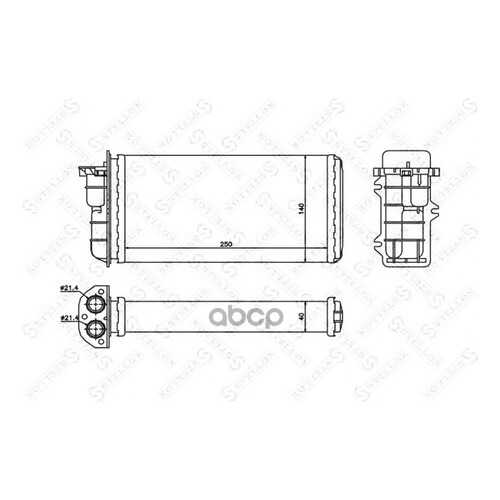 Радиатор печки Stellox 1035008SX