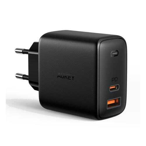 Сетевое зарядное устройство Aukey Omnia Mix PD 65W USB-A/C PA-B3 (Black)