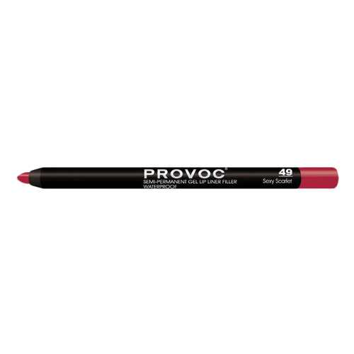 Карандаш для губ PROVOC Sexy Scarlet № 49 Бордовый
